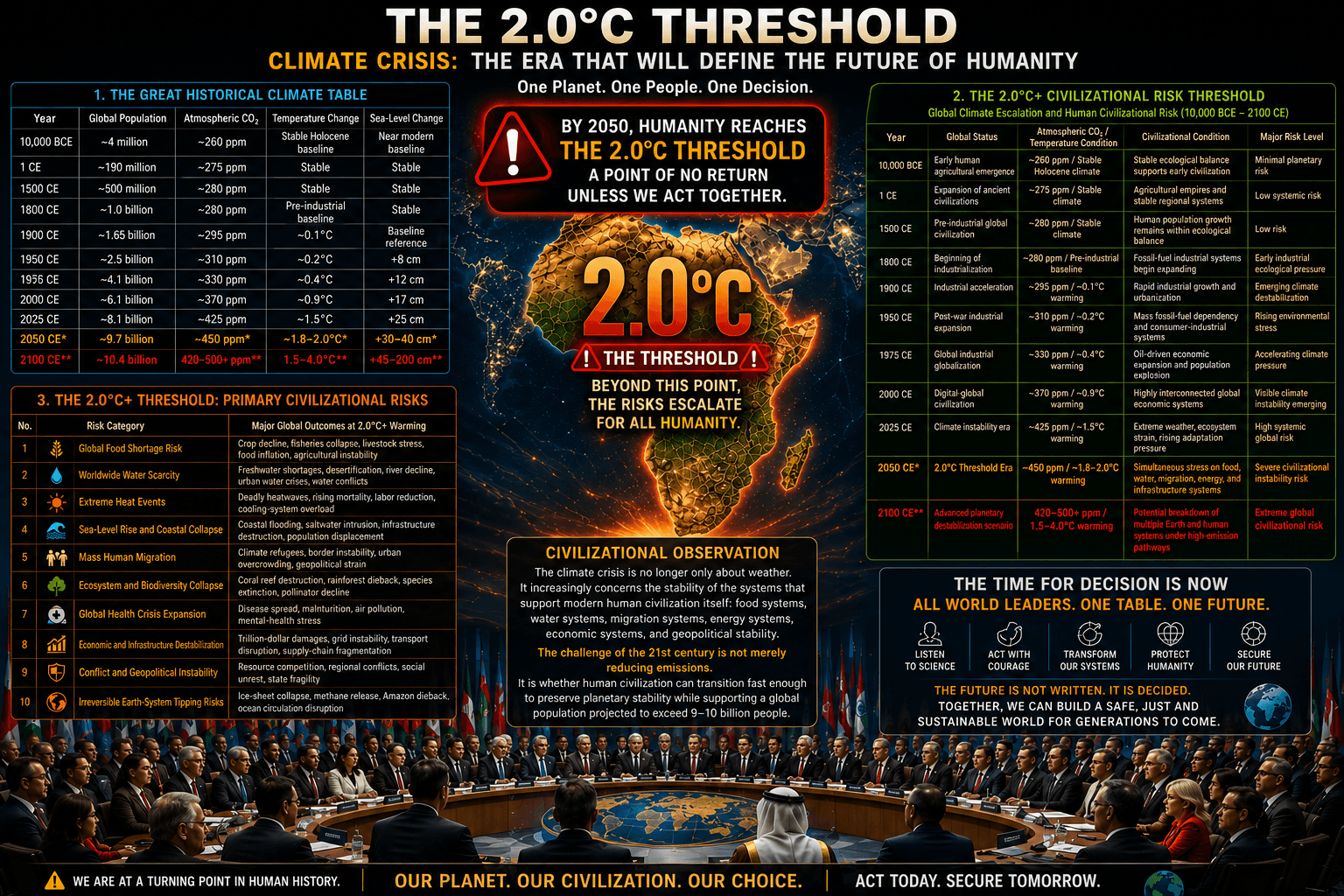 The 2.0°C Threshold: Humanity’s Defining Civilizational Challenge profile picture